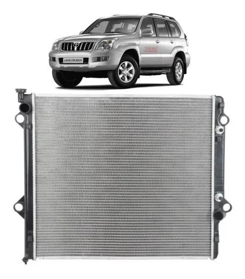 Radiador Toyota Prado Land Cruiser 3.0 C/ Bocal 2004 Á 2010
