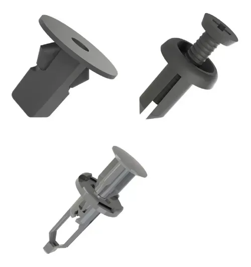 Kit 4 Grampos Presilhas Parabarro Traseiro Etios 2019 2020