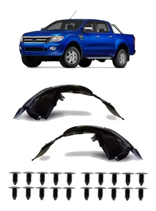 Par Parabarro Dianteiro Ford Ranger 2012 A 2016 + 20 Grampos