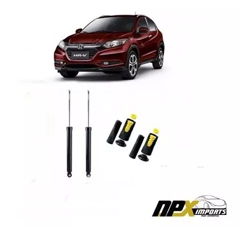 Par Amortecedor Kit Traseiro Honda Hrv 2015-2018