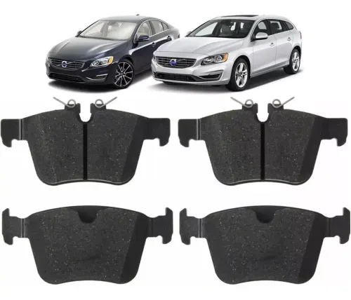 Pastilha Traseira Volvo S60 V60 2016 2017 2018 2019 2020