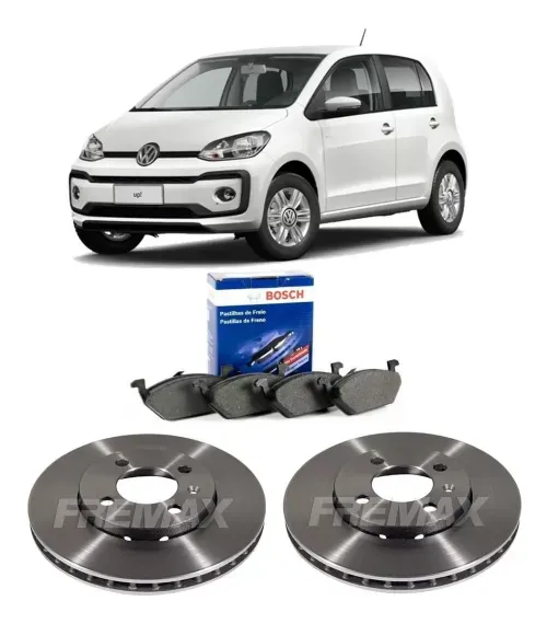 Pastilha Freio + Disco Up 1.0 Tsi 2015 2016 2017 2018 2019