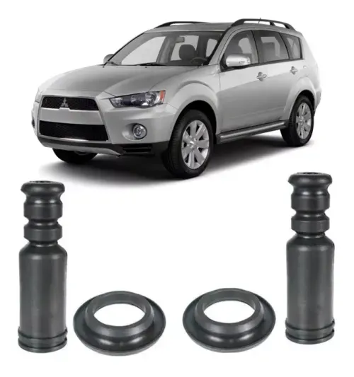 Kit Batente Calço Amortecedor Traseiro Outlander 2007 A 2014