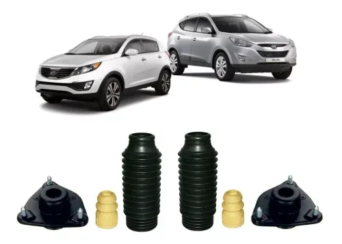 Kit + Coxim Amortecedor Dianteiro Hyundai Ix35 Kia Sportage
