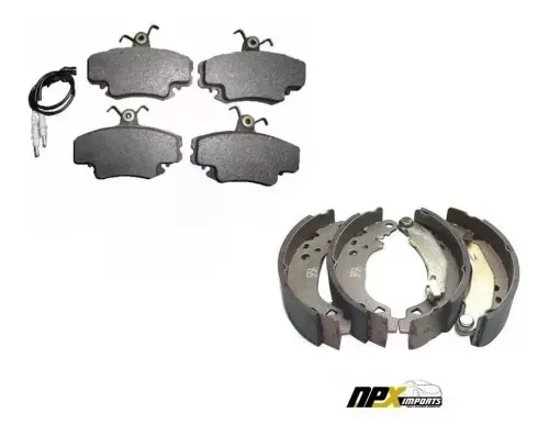 Pastilha De Freio Dianteiro + Jg Sapatas Renault Clio