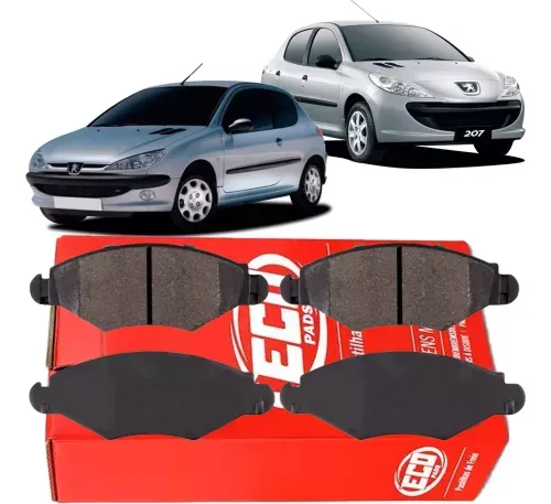 Pastilha Freio Dianteira Peugeot 206 207 2001 A 2014