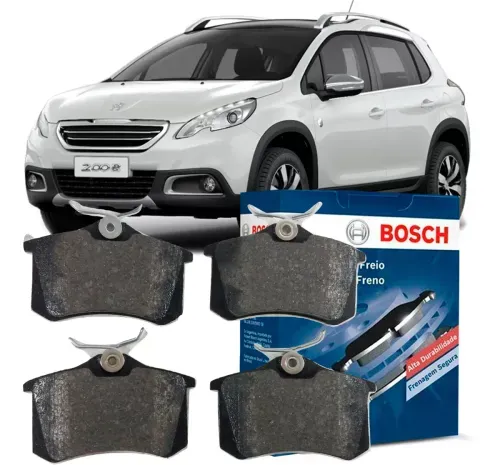 Pastilha Freio Traseira Peugeot 2008 2015 2016 2017 2018 19