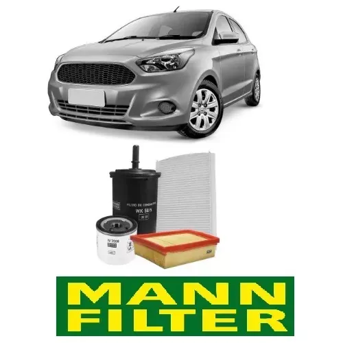 Kit Filtros Ford Ka 1.0/1.5 2014/2023 Original Mann (1)