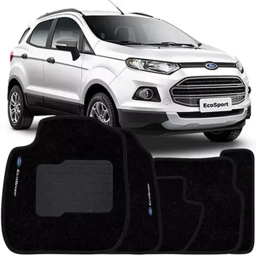 Tapete Carpete Nova Ecosport 2013 2014 2015 2016 Bordado