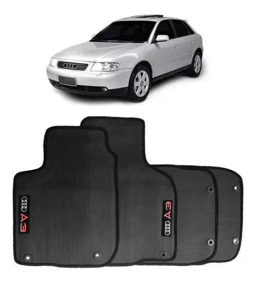 Jogo De Tapete Audi A3 1997 98 99 00 2007 Borracha