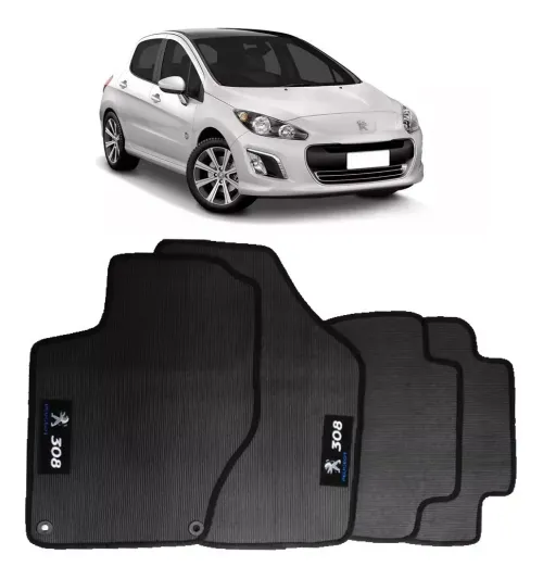 Jogo De Tapetes  Peugeot 308 2011 12 13 2019 - Borracha