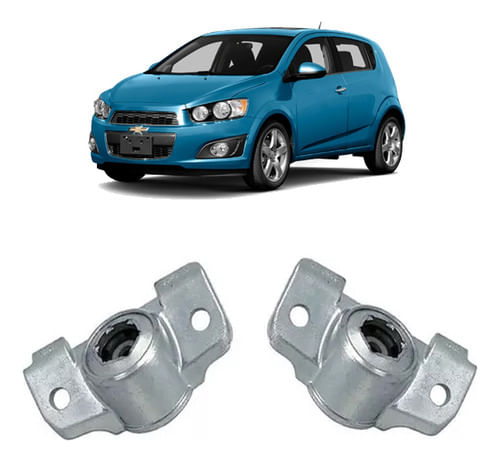 Par Coxim Amortecedor Traseiro Gm Sonic Hatch 2012 2013 2014