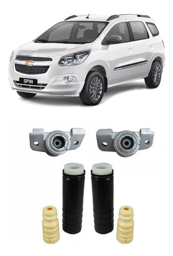 Kit Batente Coxim Coifa Traseira Gm Spin 2017 2018 2019 2020