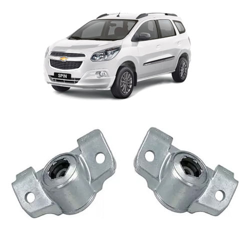 2 Coxim Suspensão Traseira Chevrolet Spin 2017 2018 2019 20