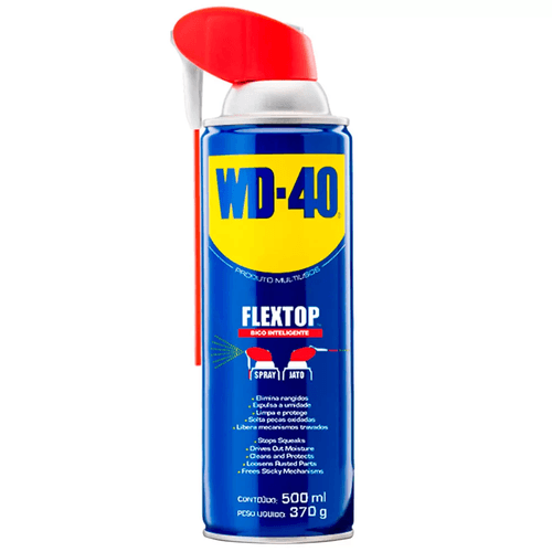 WD-40 Desengripante e Lubrificante 500ml Flextop