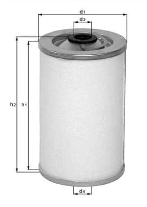FILTRO COMBUSTIVEL 710 96-98  OM364A/LA Metal Leve KX49