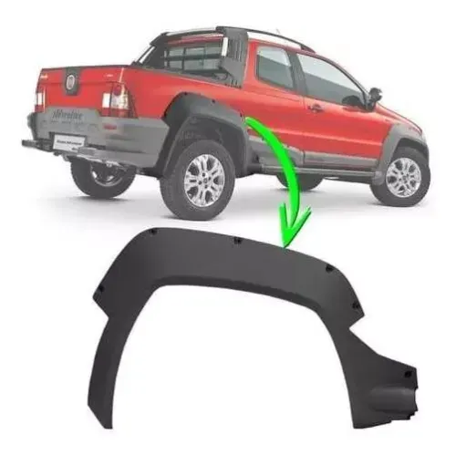 Moldura Traseira Direita Fiat Strada Adv Strada 2013 A 2013