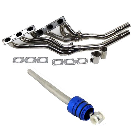 Kit Bimmer: Coletor de Escapamento 6x2 em aço inox polido para BMW E34/E36 Americana / Alemã/Short Shifter  BMW Série 3 (E30/E36)