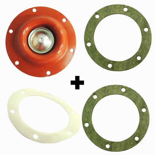 Kit de reparo Wastegate MCS - Membrana + Junta em PTFE + 2 Juntas em papelão hidráulico