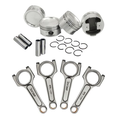Kit Forjado AP 2.0 Turbo: Pistão SPA Super A / Pinos e Travas / Bielas Super A 144 1000cv - Código - Gol e Derivados 89 a 15