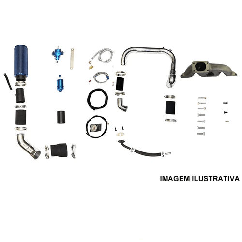 KIT TURBO HONDA CIVIC 1.7 16V - PADRÃO T2 - SEM TURBINA