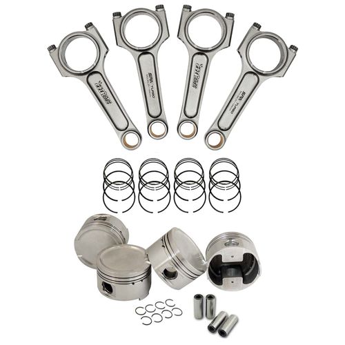 Kit Forjado 1.8L 20v Audi / VW: Pistão Forjado / Biela SUPER A-BEAM 144MM 1000CV/ Anéis / Pinos / Travas