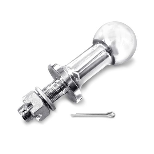 Bola de Engate Reboque Cromada de 150mm Esfera Aço Universal