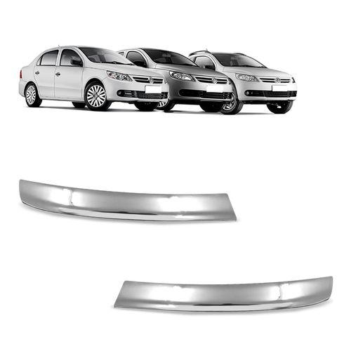 Aplique Grade Frontal Gol Voyage Saveiro G5 2008 a 2012 Cromado
