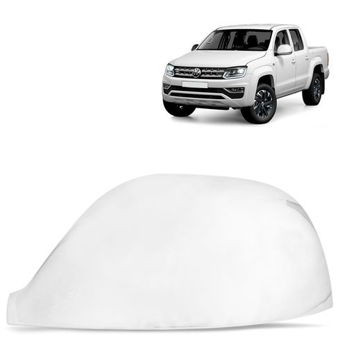 Aplique Retrovisor Amarok 2010 a 2023 Cromado Lado Esquerdo