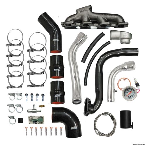 Kit Turbo Toyota Hilux 3.0 - Padrão T2 - PRESSURIZAÇÃO EM ALUMÍNIO - SEM TURBINA