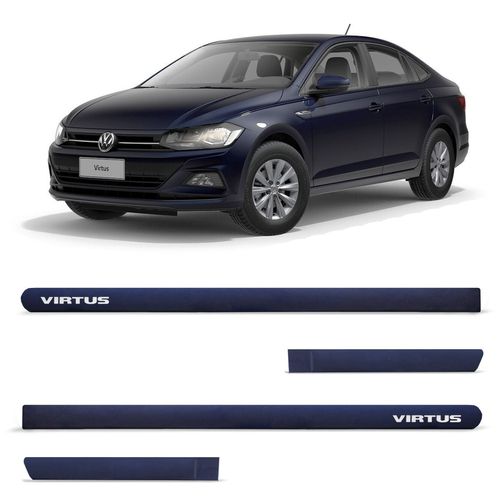 Jogo de Friso Lateral Virtus 2018 a 2023 Azul Night Slim