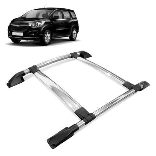 Rack de Teto Bagageiro Spin 2013 a 2023 Tubolar Cromado