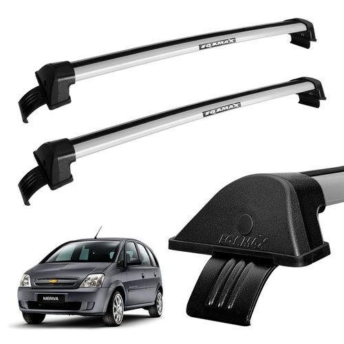 Rack de Teto Travessa Prata New Wave Eqmax Meriva