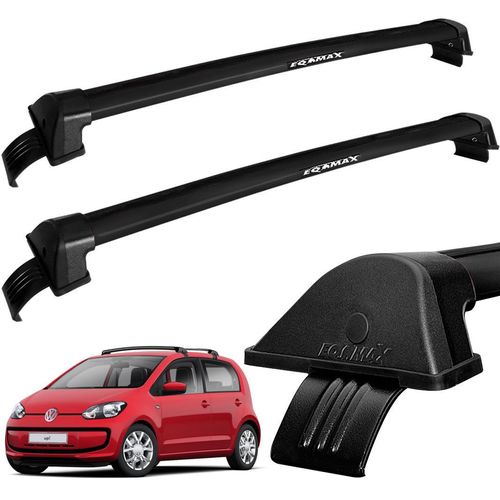 Rack de Teto Bagageiro Volkswagen Up Alumínio Preto Eqmax
