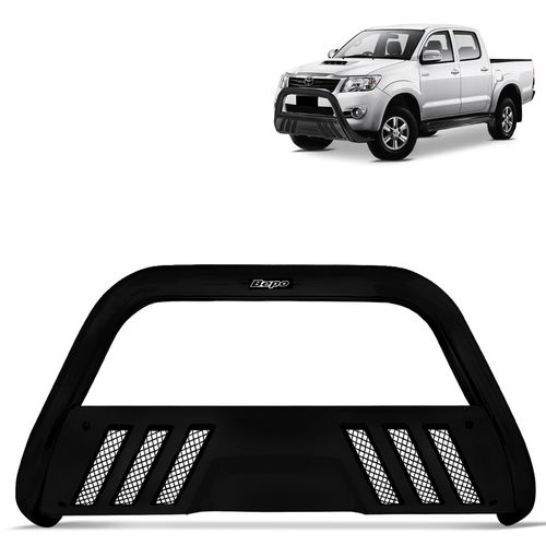 Parachoque de Impulsão Hilux 2005 a 2015 Preto Grade Bepo