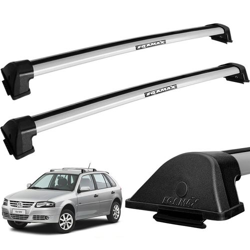 Rack de Teto Travessa Gol G3 e G4  Alumínio Prata Eqmax