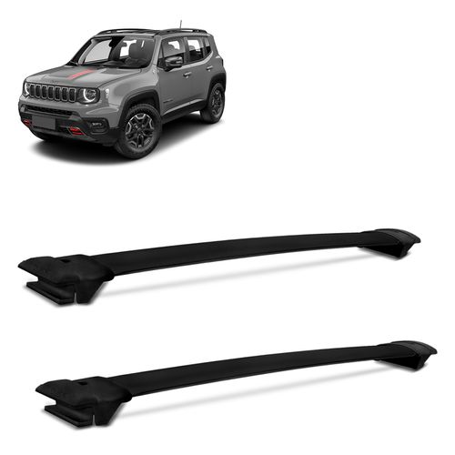 Rack de Teto Travessa Renegade 2015 a 2023 Alumínio Preto