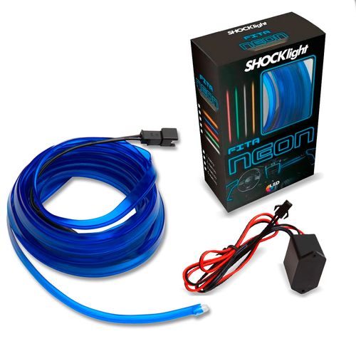 Fita LED Neon Azul Interior 2 Metros 12V Shocklight