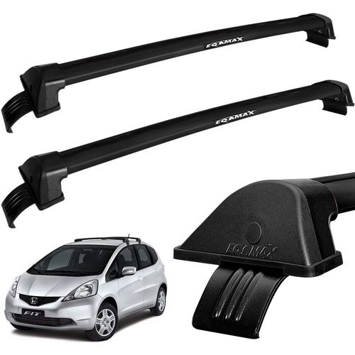 Rack Teto Travessa New Fit 2009/2014 Preto Eqmax