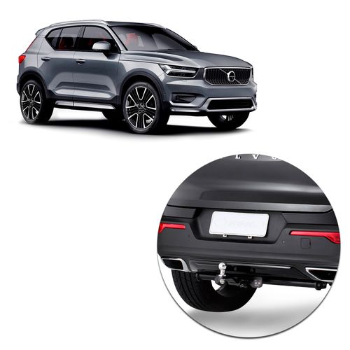 Engate de Reboque Volvo XC40 2019 a 2021 Removível 750kg Keko K2