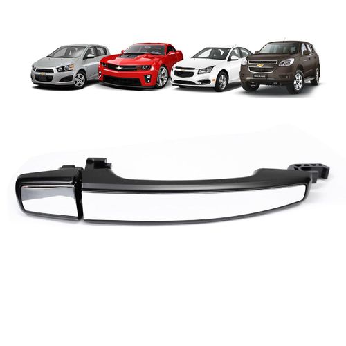 Maçaneta Porta Cruze Sonic S10 Trailblazer Traseira Cromada