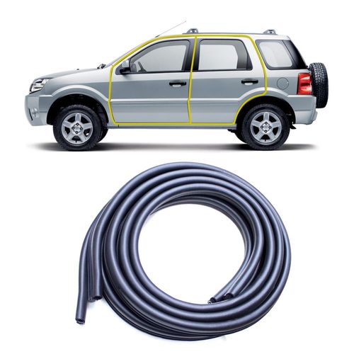 Kit Borracha Vedação 2 Portas Ecosport 02/12 e Fiesta 02/14