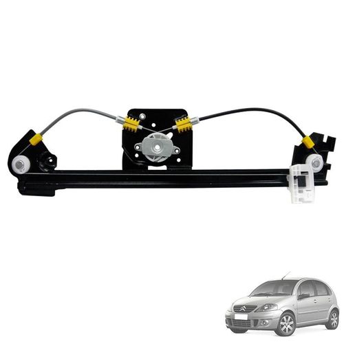 Maquina De Vidro Elétrico Citroen C3 2003 a 2008 Dianteiro LE
