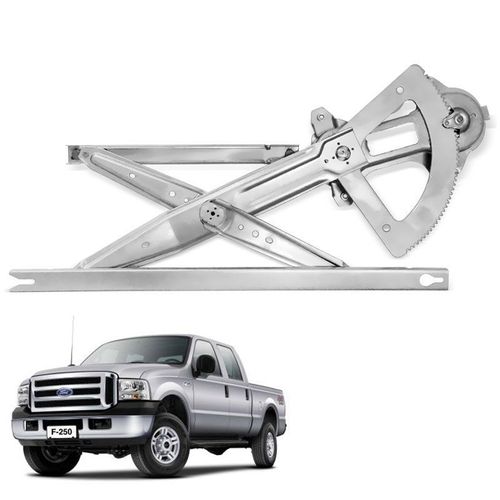 Máquina Vidro F250 F350 F4000 Mecânica Manual Lado Esquerdo