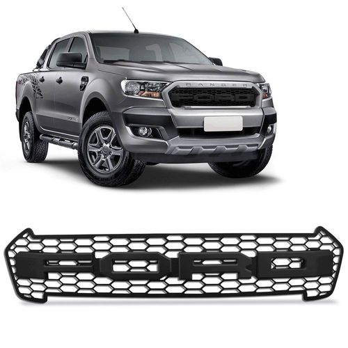 Grade Frontal Raptor Ford Ranger 2017 a 2019 Preto Fosco