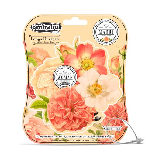 Aromatizante Natuar Woman Madri Automotivo CentralSul