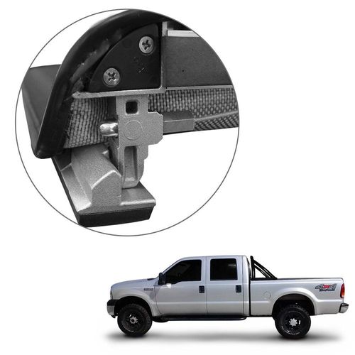 Capota Maritima F250 1998 a 2011 Com Santo Trek Aluminio Slim Eco