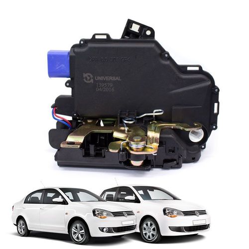 Fechadura Elétrica Dianteira Esquerda Volkswagen Polo Hatch e Sedan