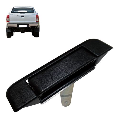 Maçaneta Externa Tampa Da Caçamba Hilux 2005 a 2015 Preta