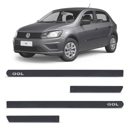 Jogo de Friso Lateral Gol 2008 a 2020 Cinza Platinum Slim